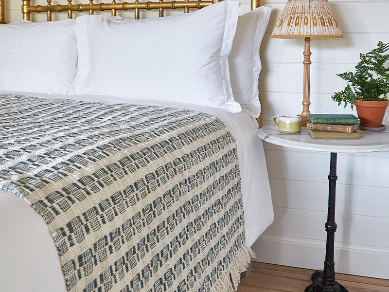 Chequerboard Throws Weaver Green