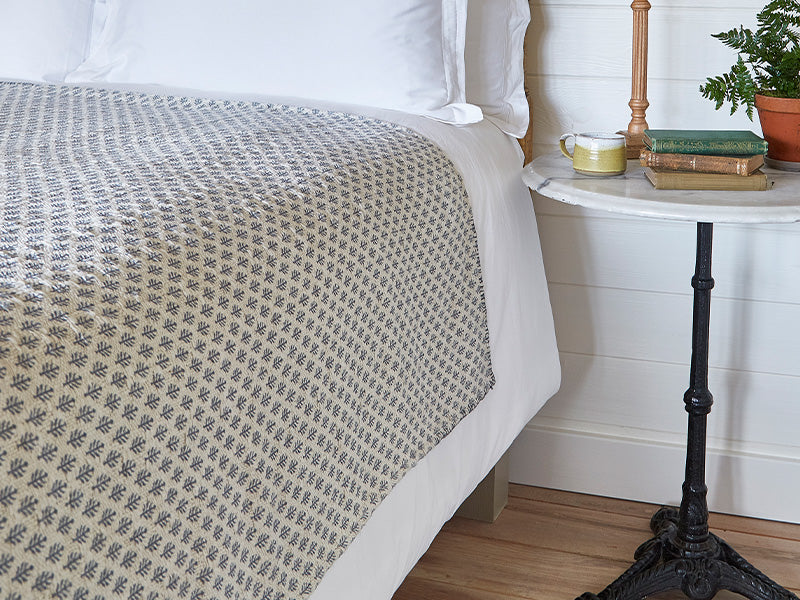 Jaipur Throws Weaver Green