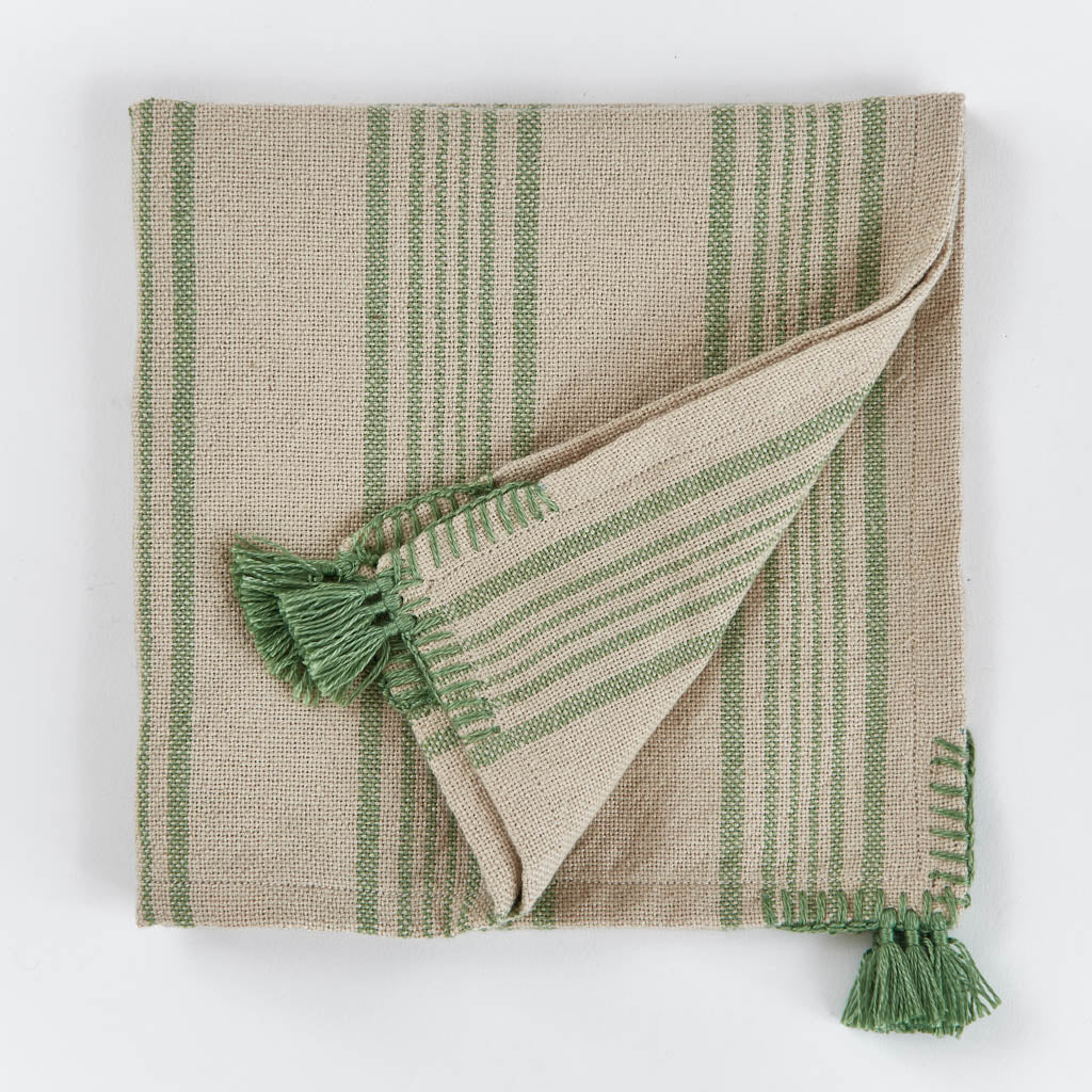 Antibes Green Napkins (4 Pack)