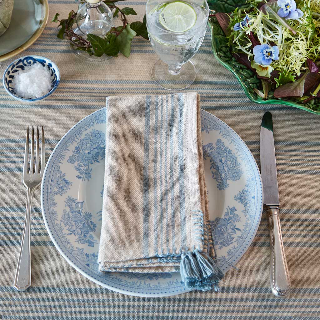 Antibes Sky Blue Napkins (4 Pack)