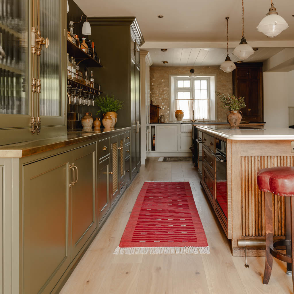 Cosmo Red Runner Rug