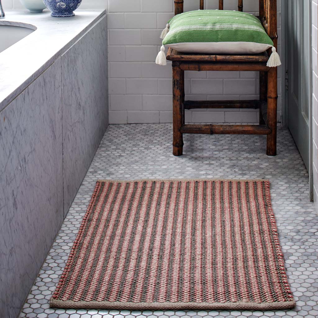Dartmouth Stripe Pamplemousse Runner Rug