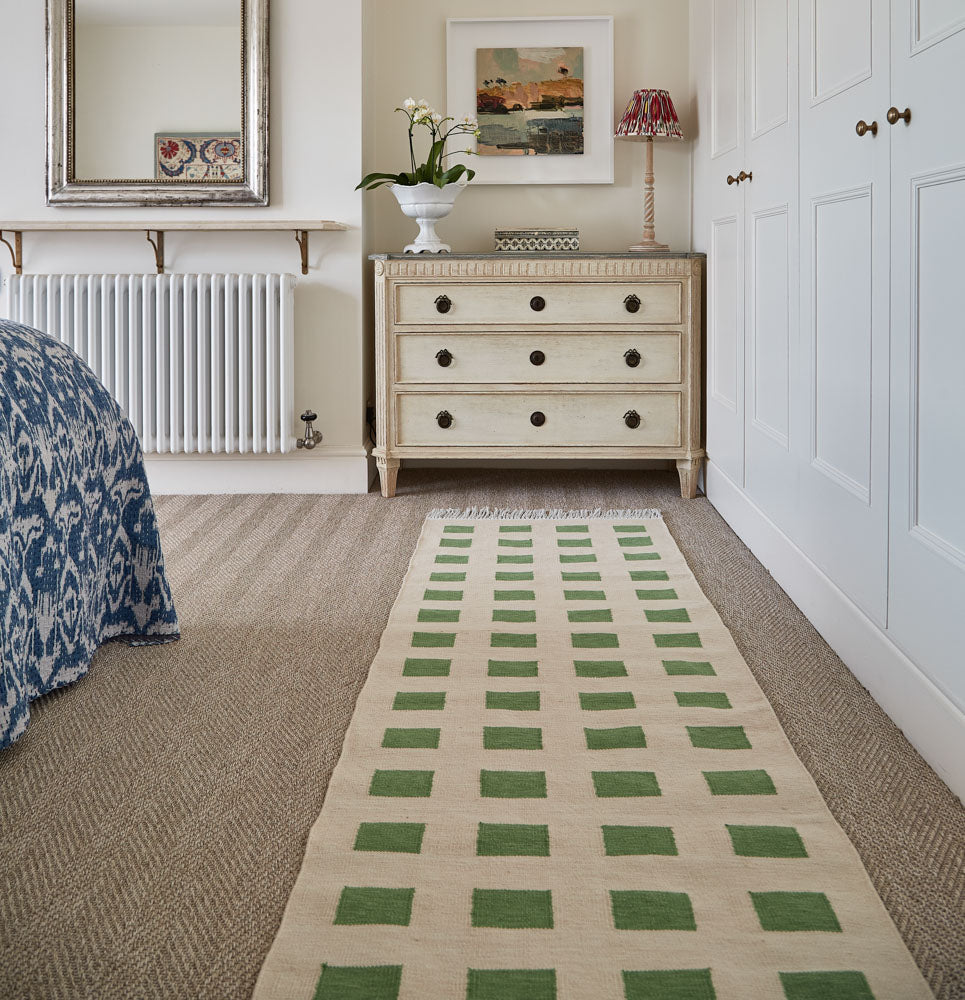 Faro Green Runner Rug