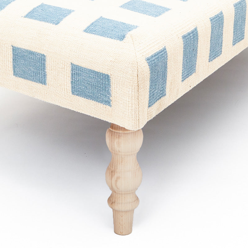 Faro Sky Blue Ottoman