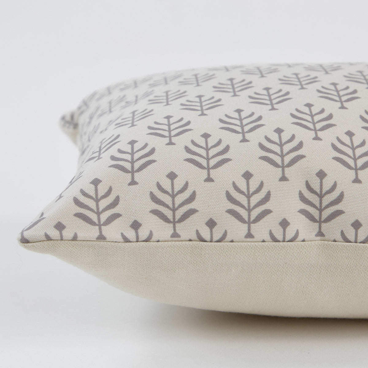 Fern Chinchilla Canvas Cushion