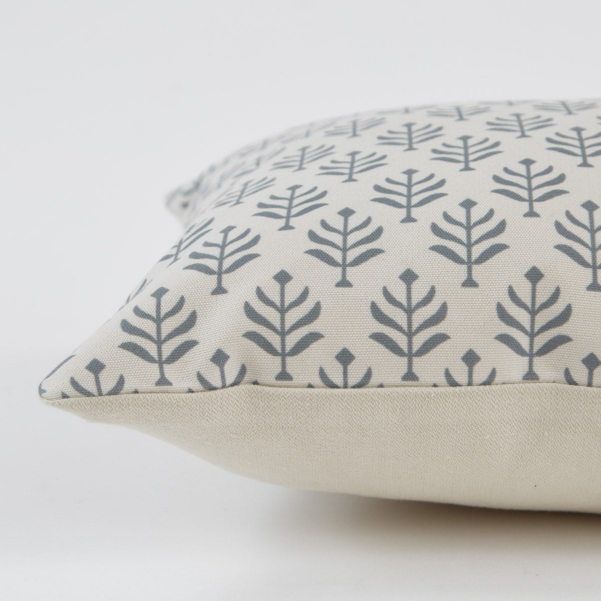 Fern Dove Grey Canvas Cushion