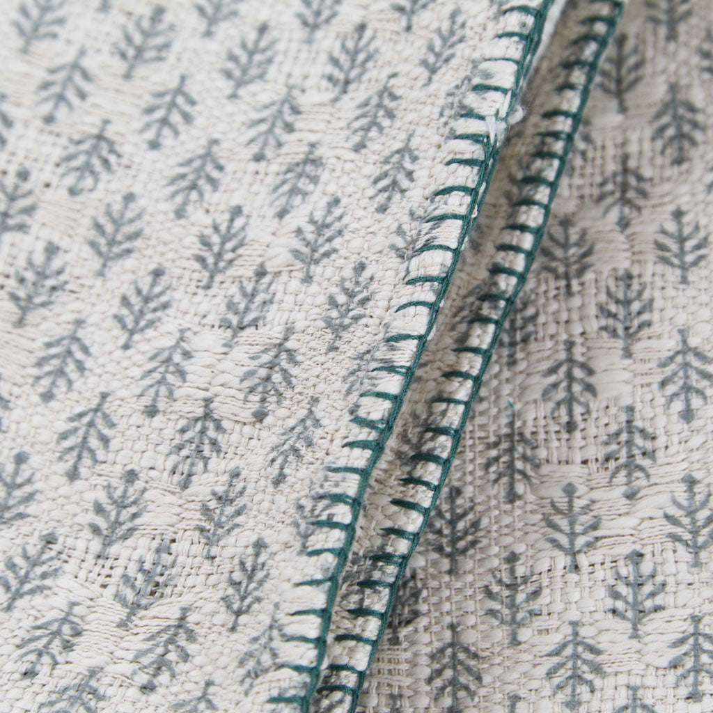 Jaipur Fern Dove Grey Throw