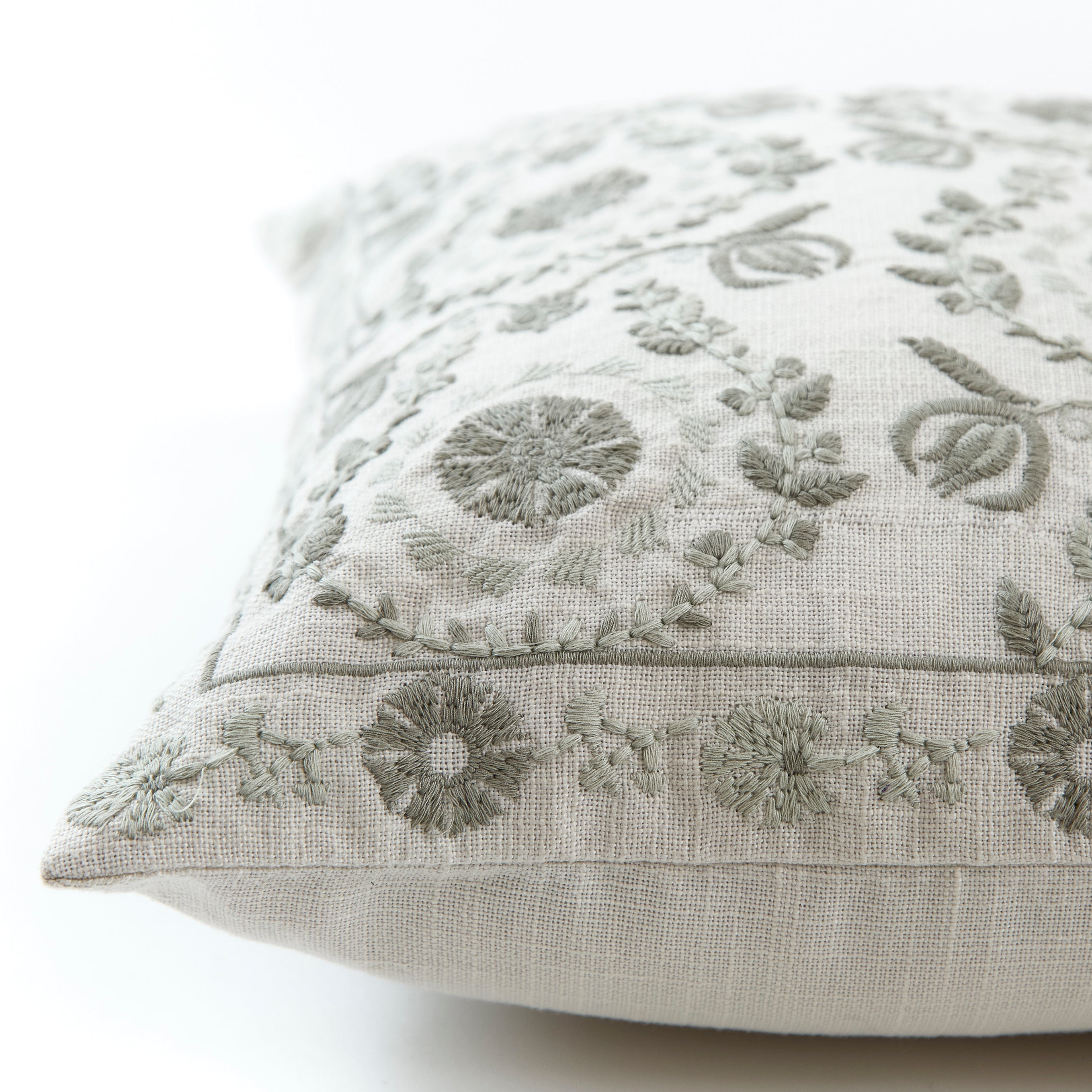 Suzani Garland Eucalyptus Cushion