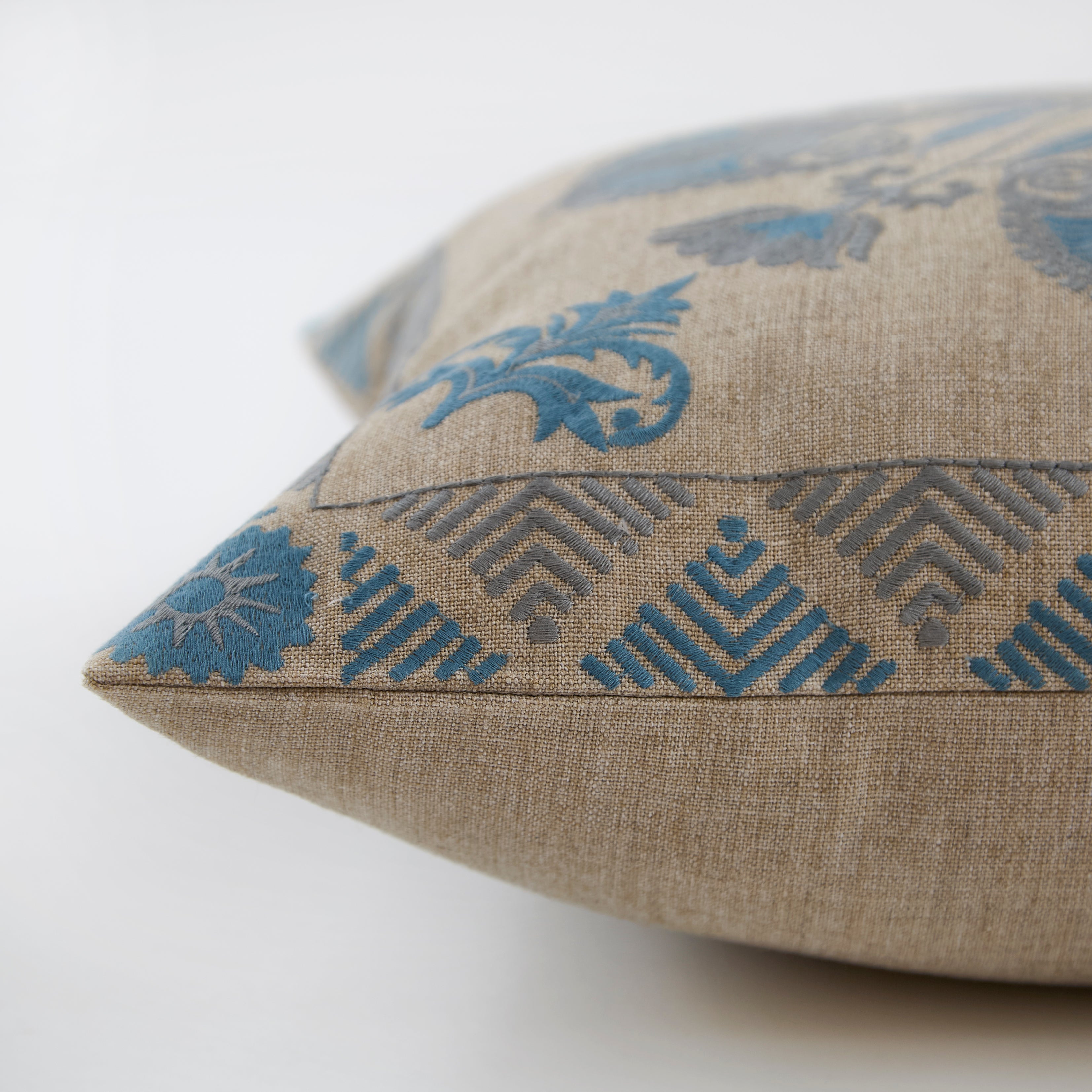 Iris Blue Cushion