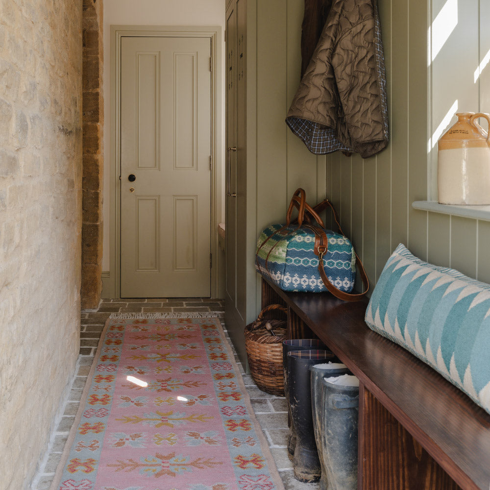 Fairisle Green Weekender Bag