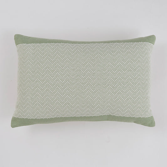 Chevron Green Cushion
