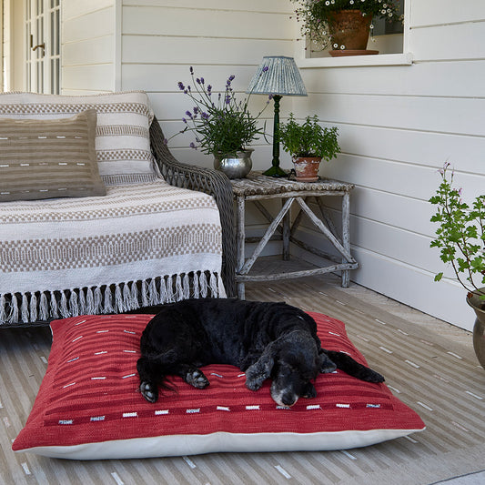Cosmo Red Floor Cushion