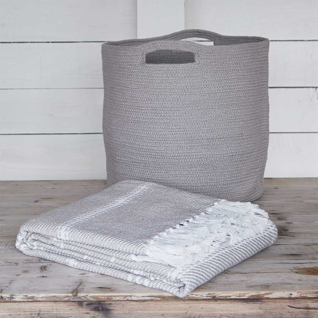 Chinchilla Basket & Blanket Bundle