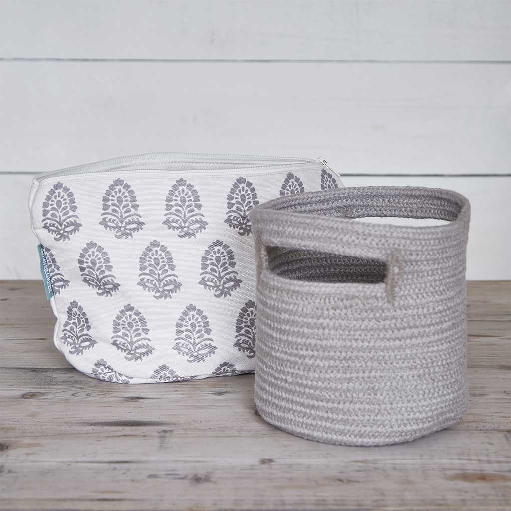 Monsoon Washbag & Basket Bundle