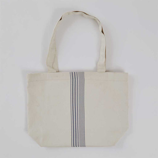 Antibes Blue Canvas Bag