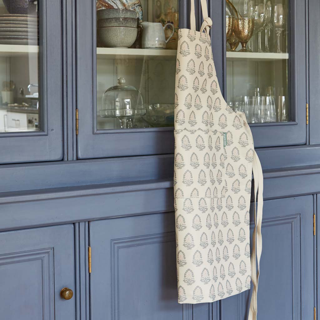 Jaipur Acorn Dove Grey Canvas Apron