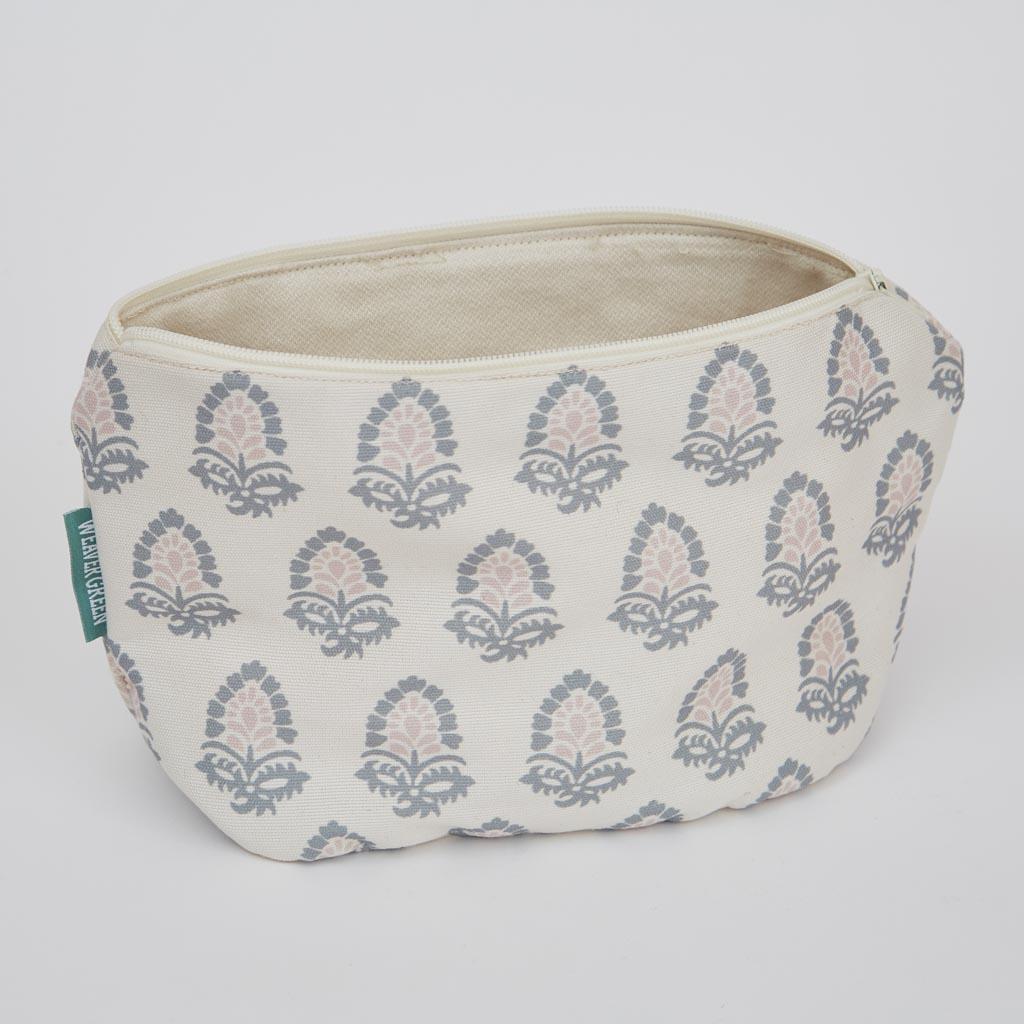 Jaipur Acorn Dove Grey Washbag