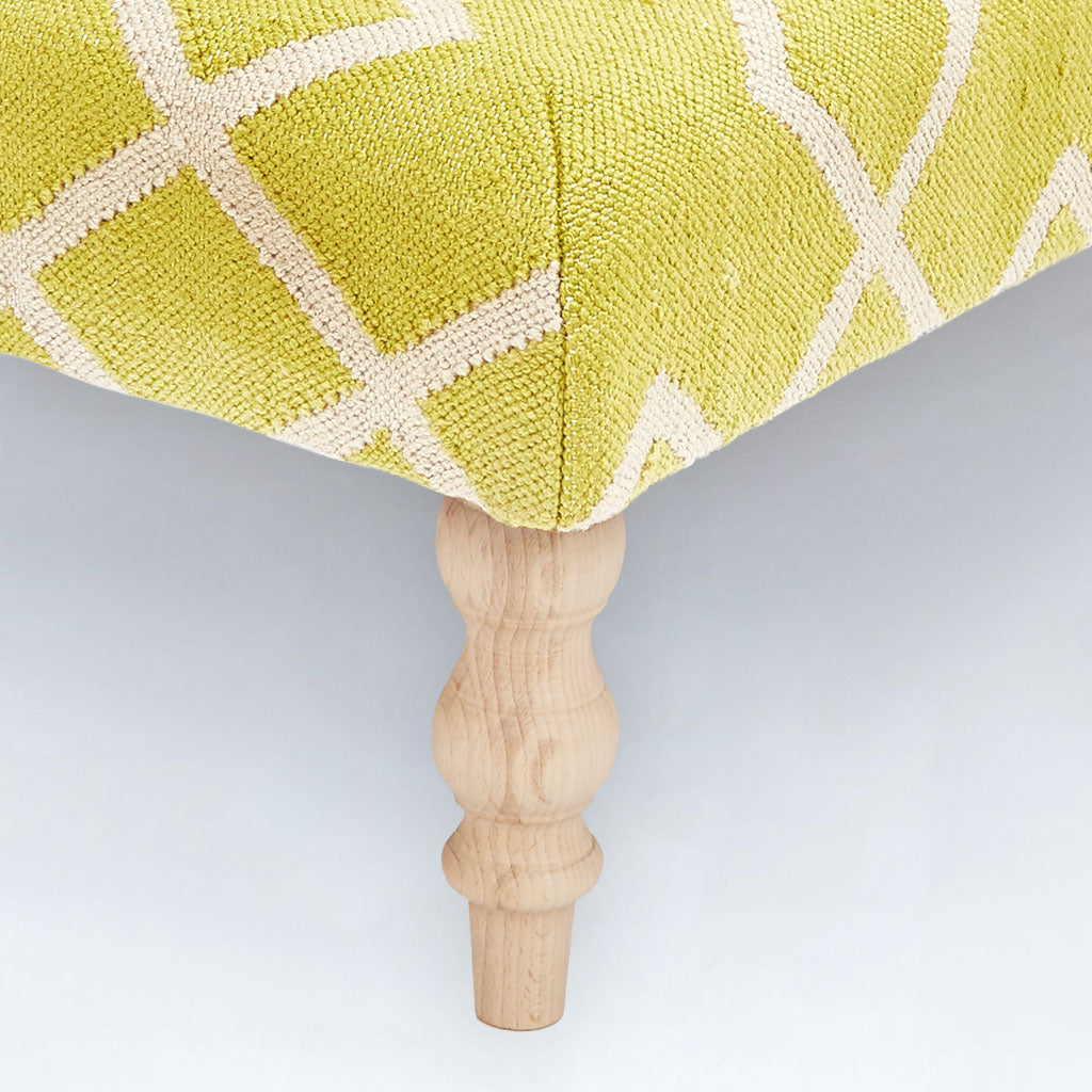 Juno Gooseberry Ottoman