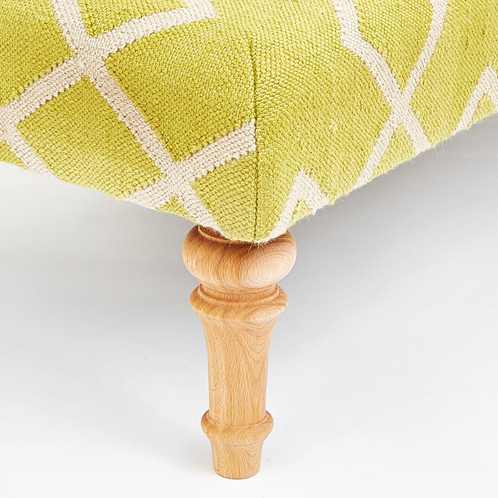 Juno Gooseberry Ottoman