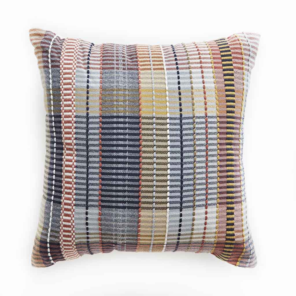 Madras Pink Check Cushion