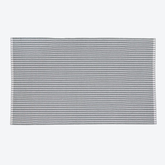 A dove grey striped rug,
