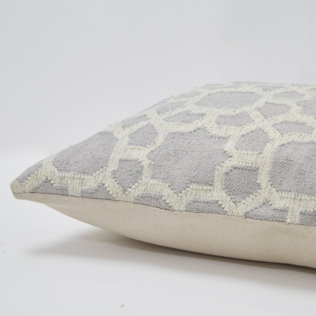 Kasbah Smoke Floor Cushion - close up