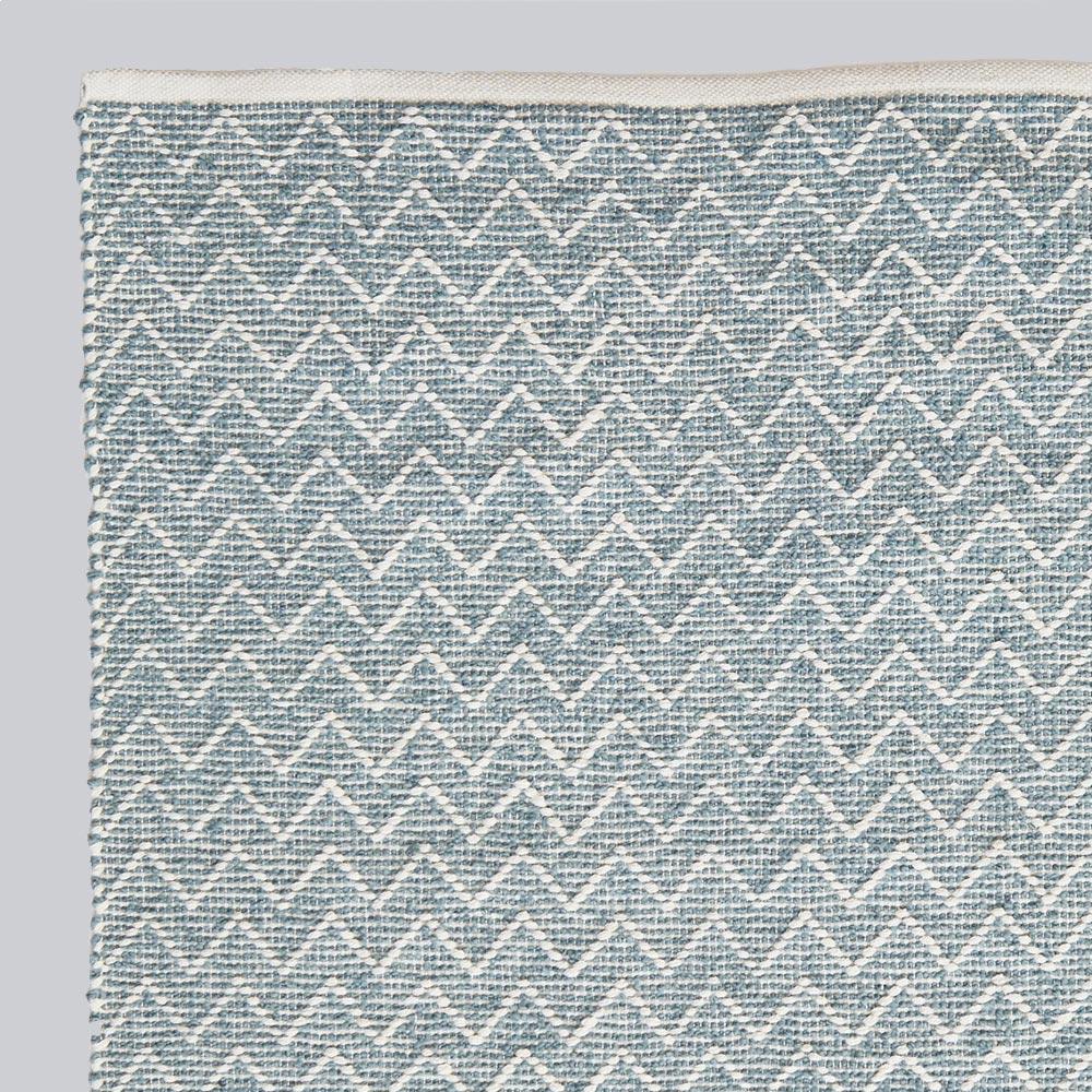 Teal Chenille Runner Rug