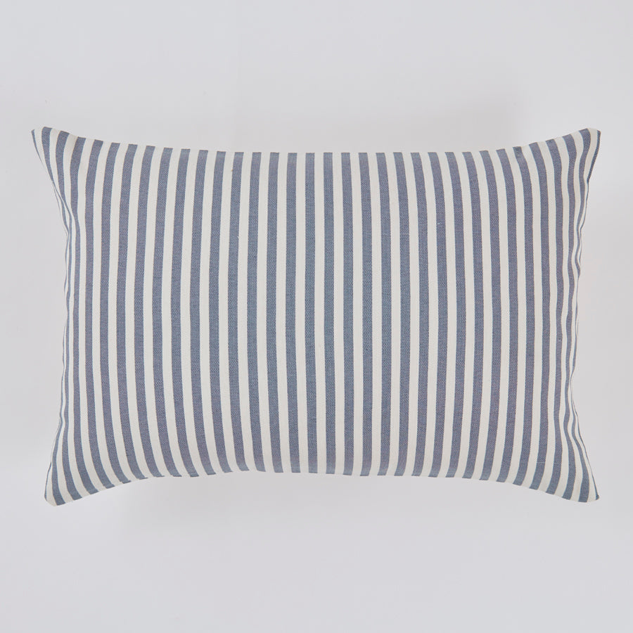 Toulouse Blue Canvas Cushion