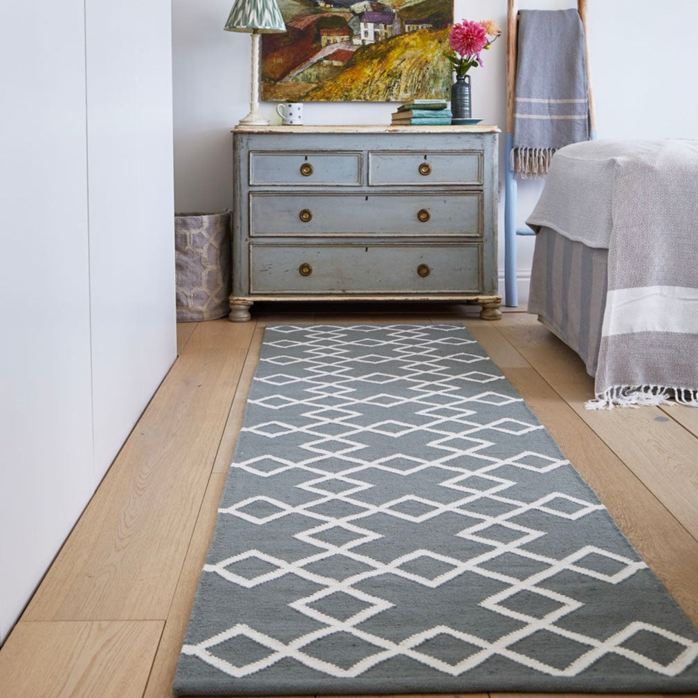 Dove Grey Juno Runner Rug