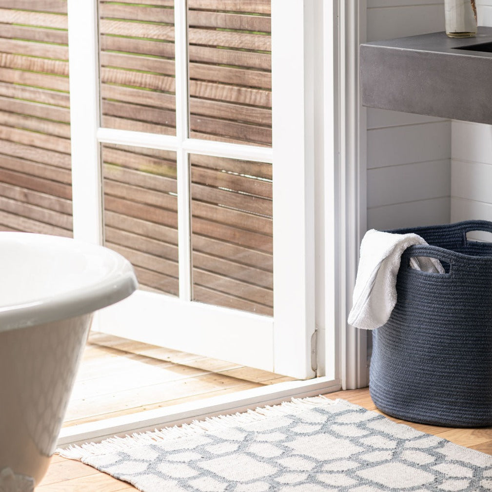 Navy Braided Baskets