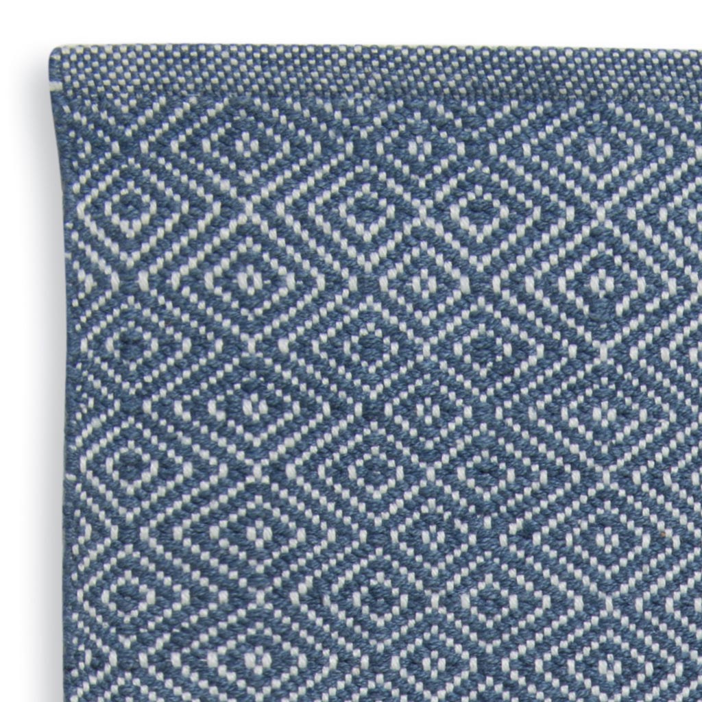 Navy Diamond Rug