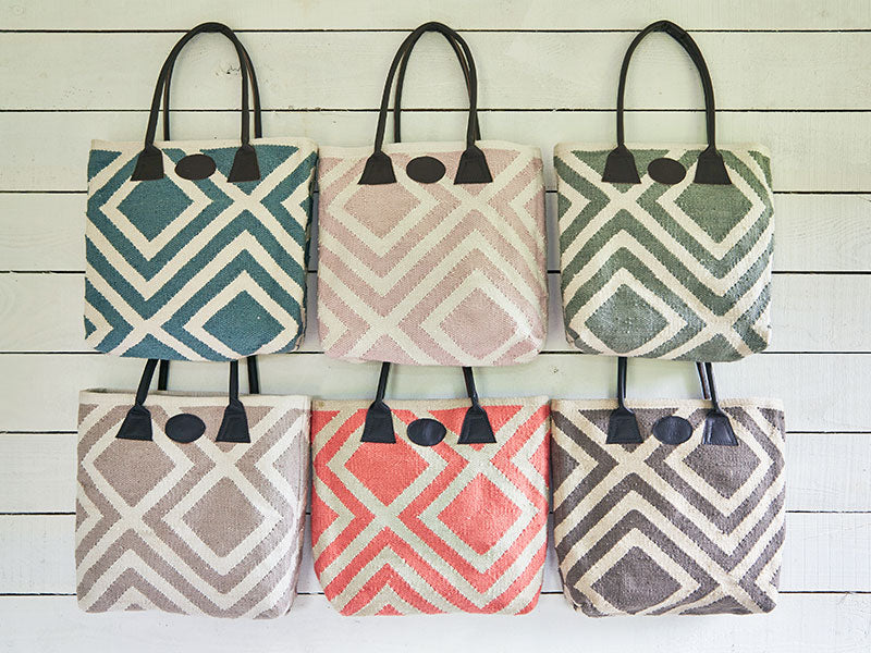 handbags made from recycled plastic bags