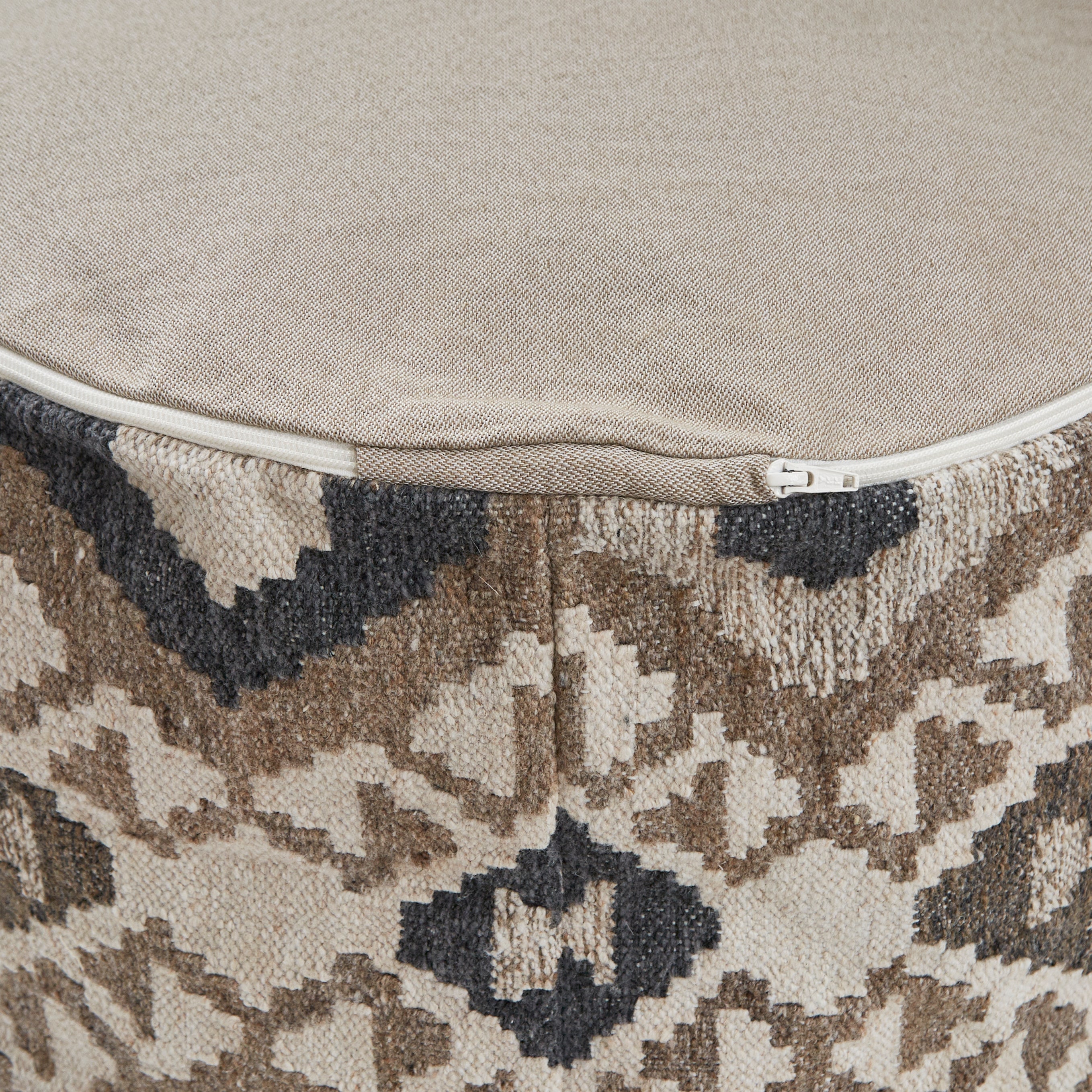 Samarkand Monochrome Footstool