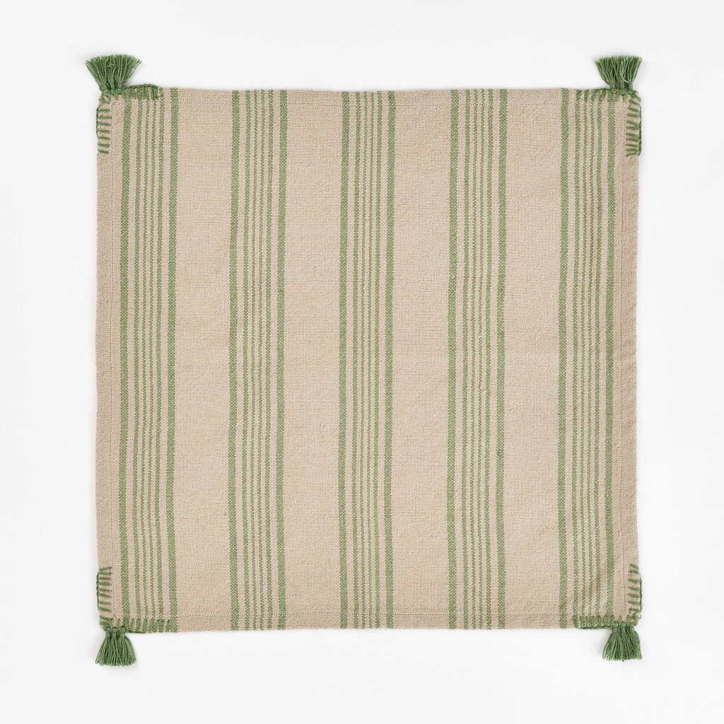 Antibes Green Napkins (4 Pack)
