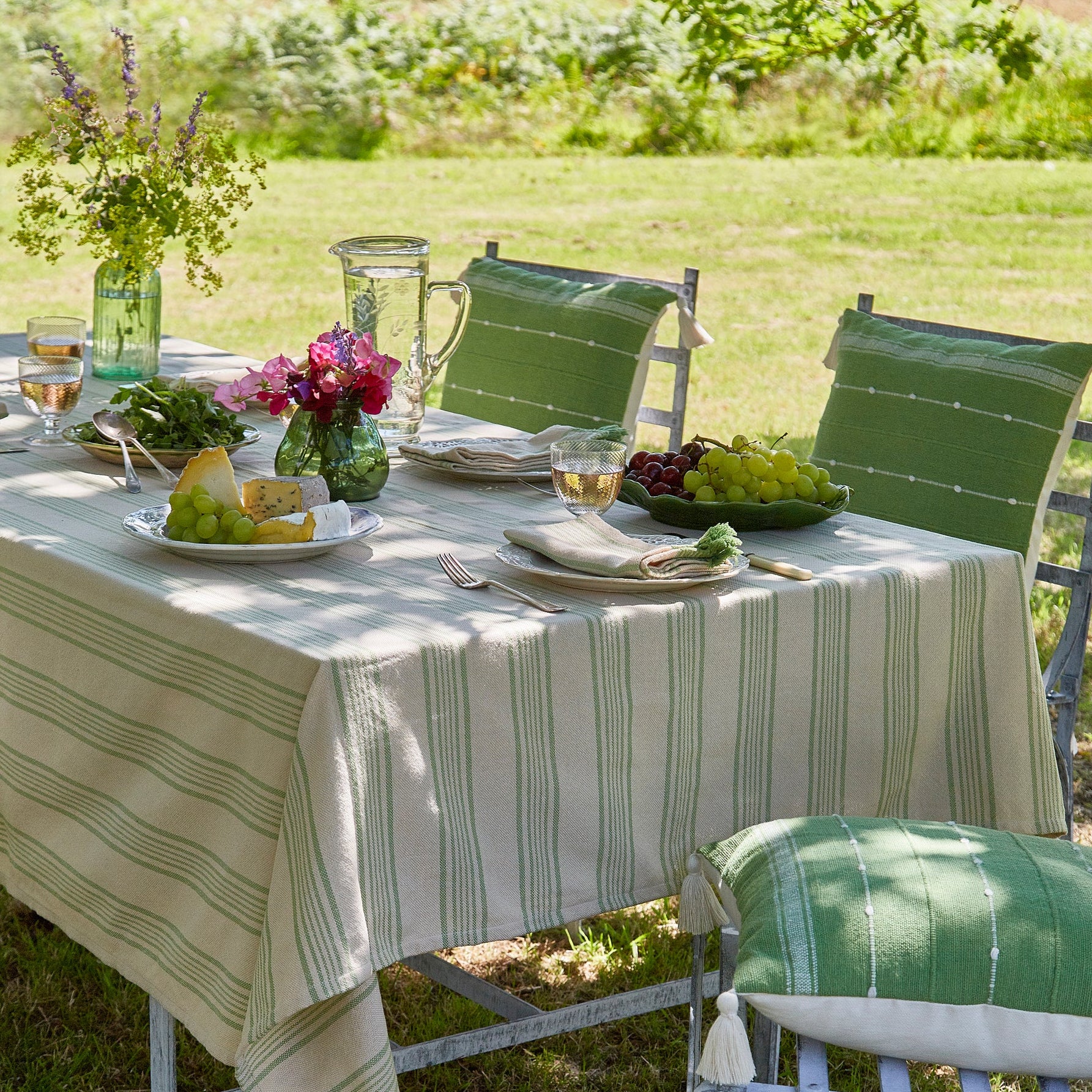 Antibes Green Tablecloth