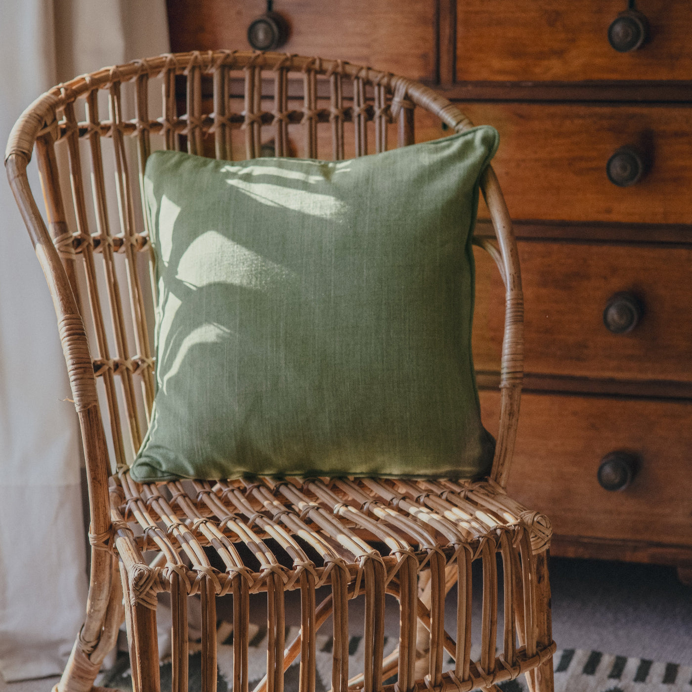 Babylon Greengage Cushion