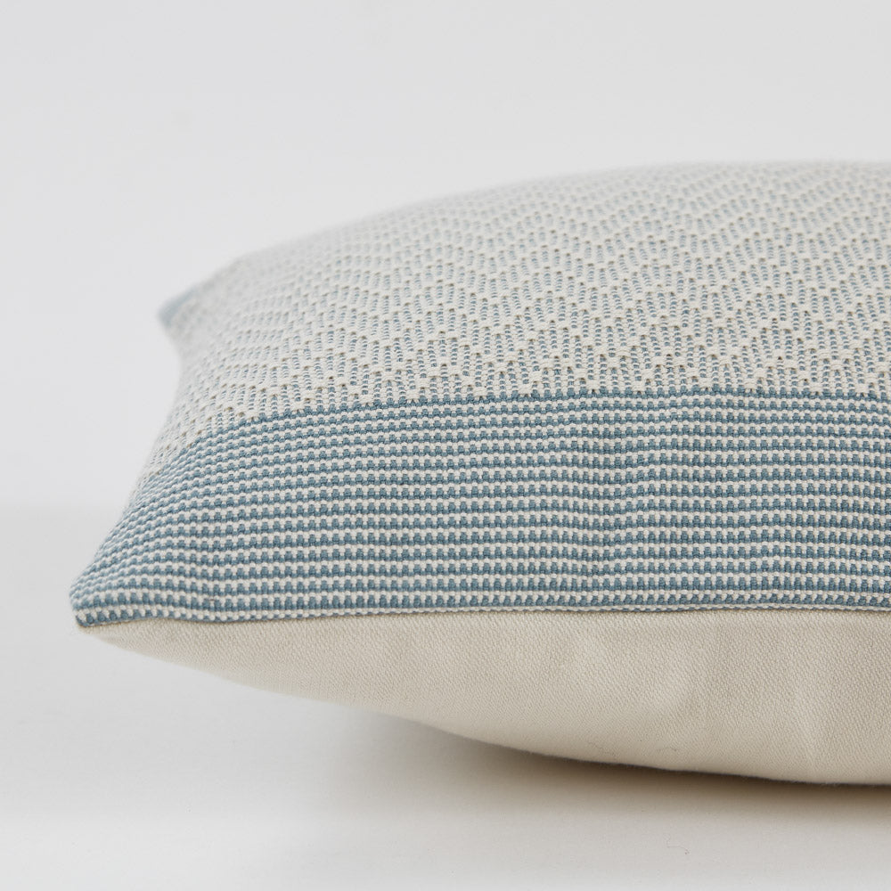 Chevron Sky Blue Cushion