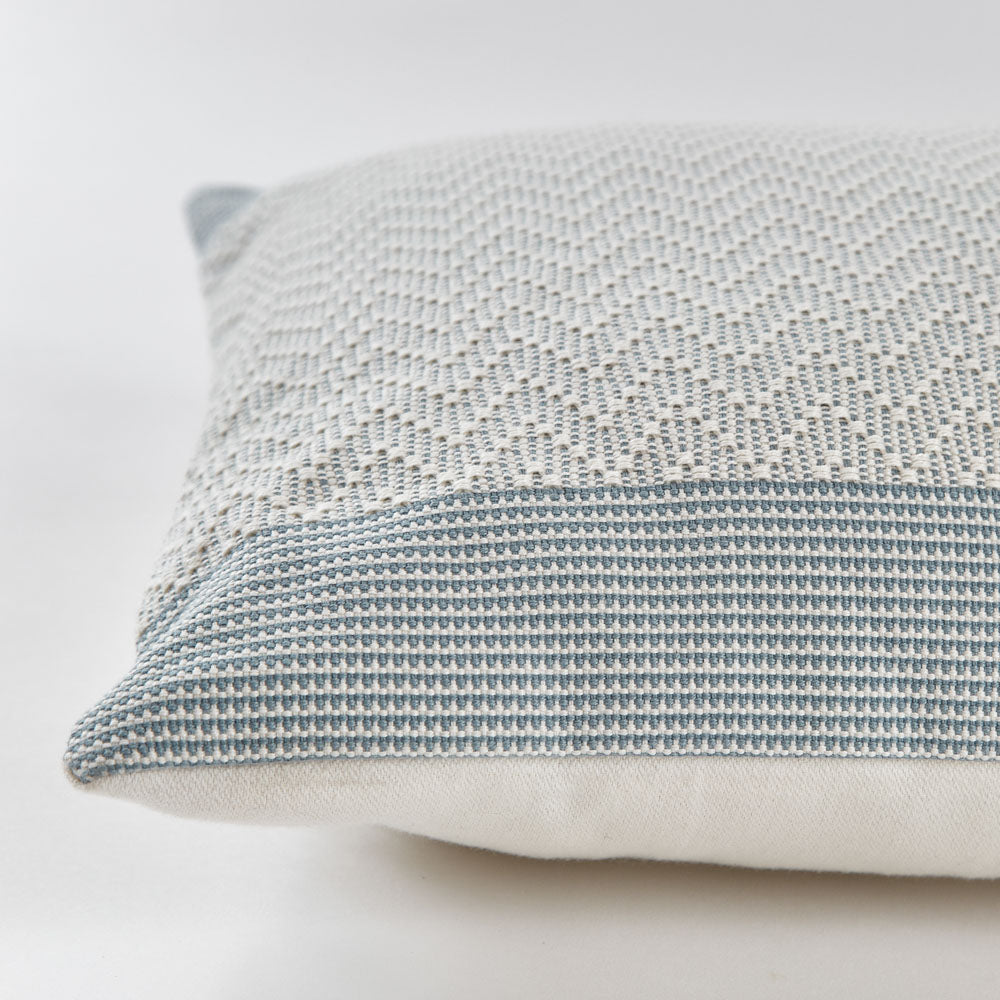 Chevron Sky Blue Cushion