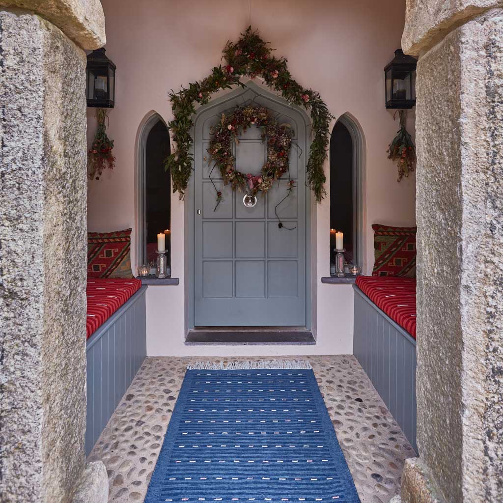 Cosmo Indigo Runner Rug