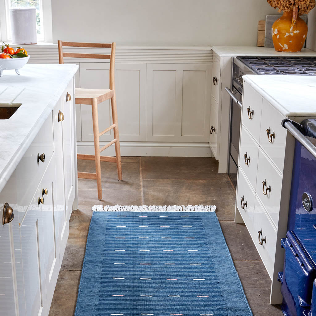 Cosmo Indigo Runner Rug