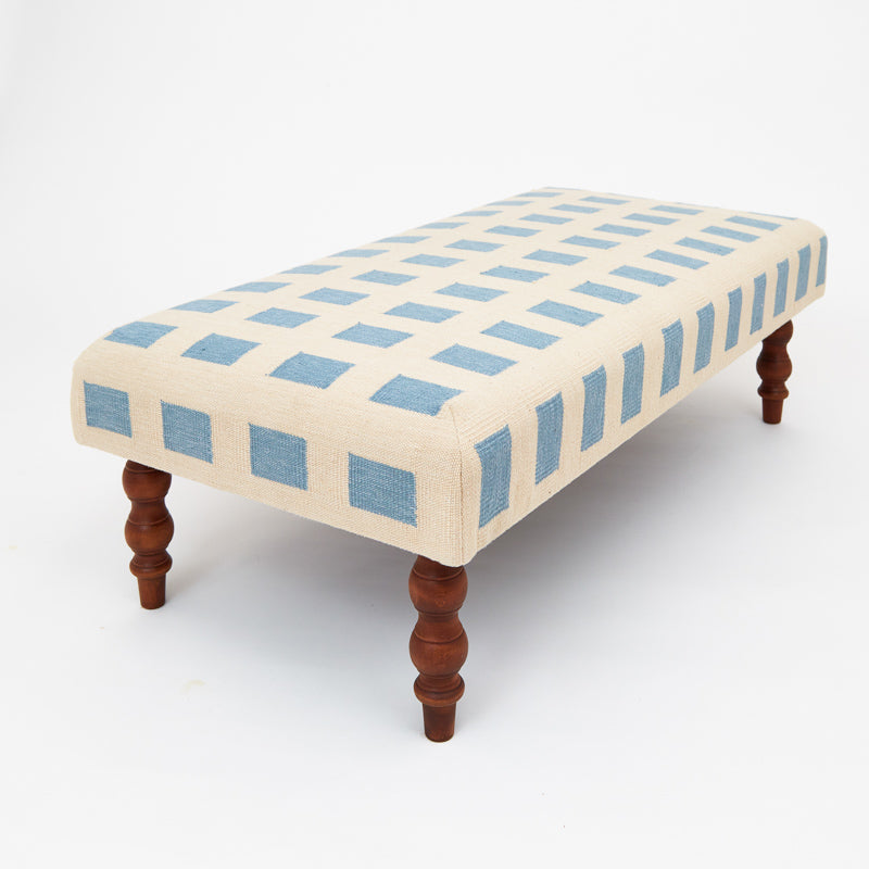 Faro Sky Blue Ottoman