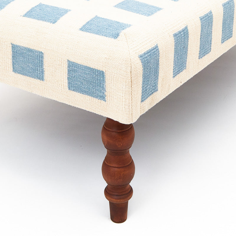 Faro Sky Blue Ottoman