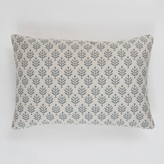 Fern Dove Grey Canvas Cushion