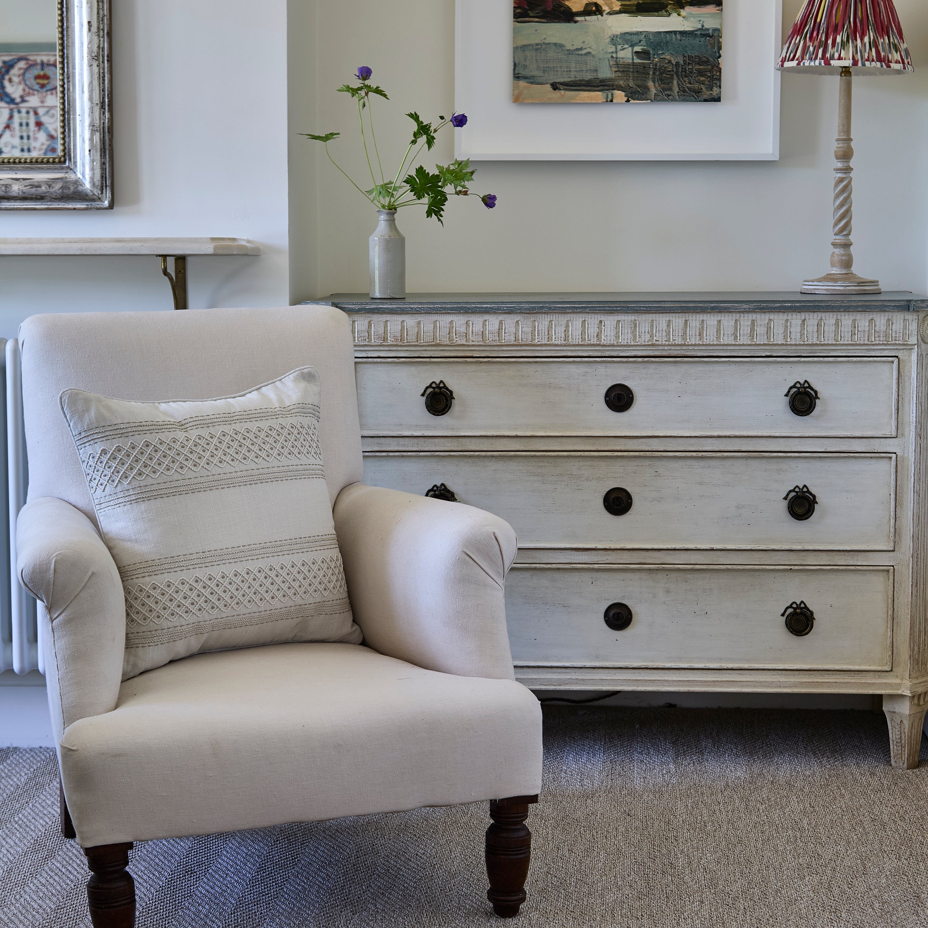 Jasmin Eucalyptus Cushion