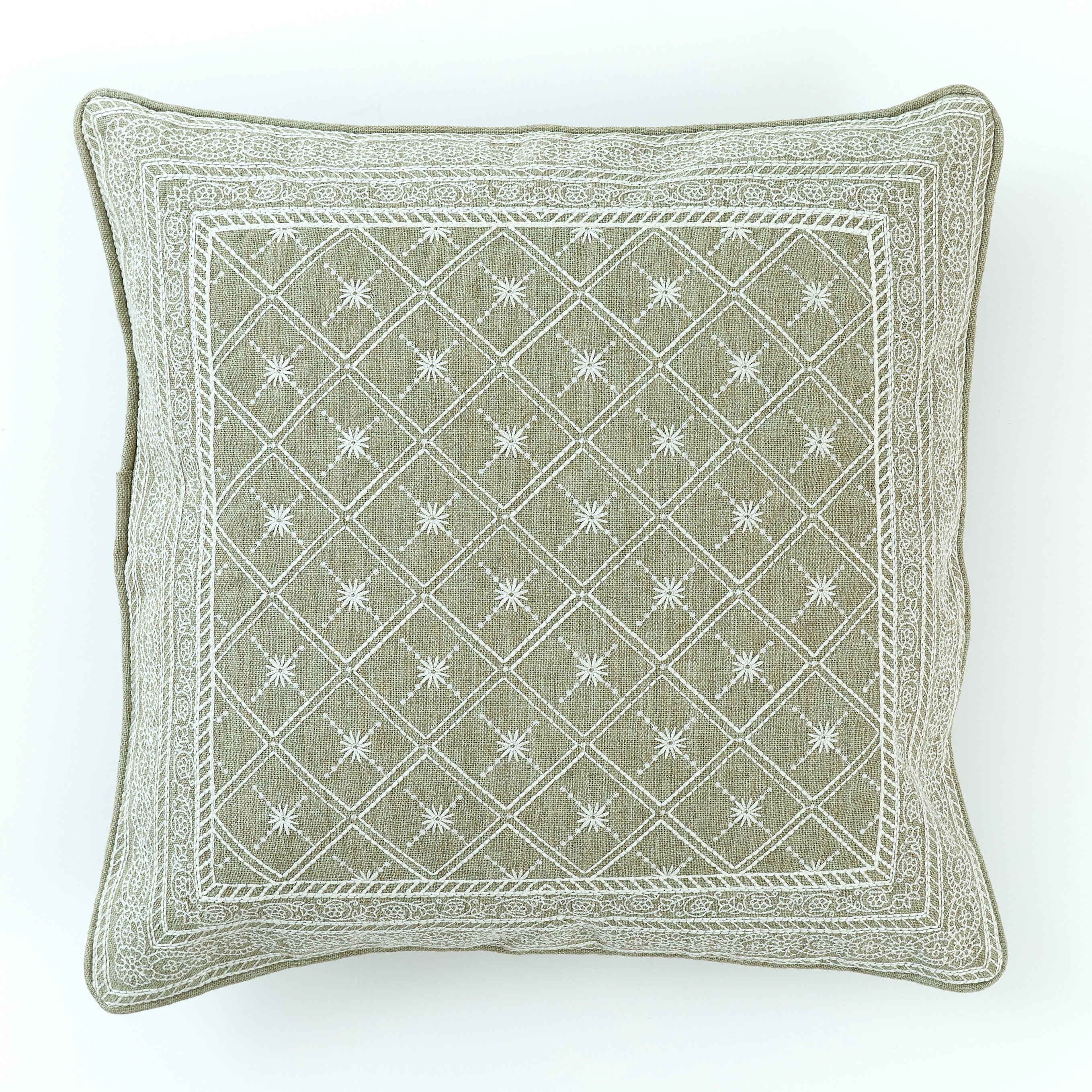 Lucknow Star Oakmoss Cushion