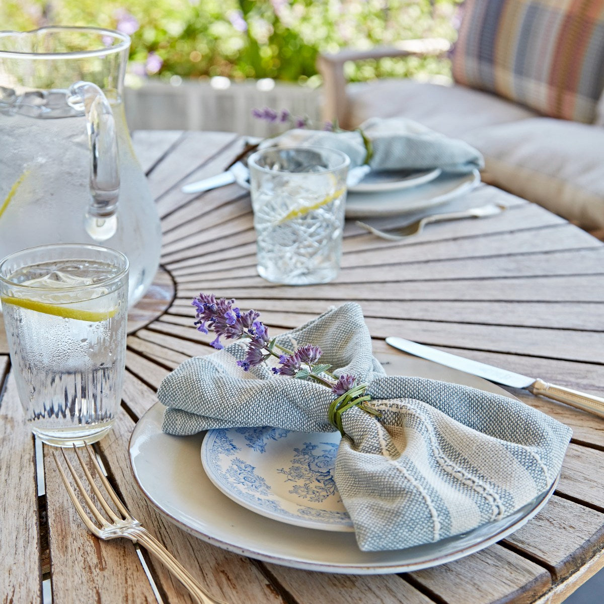 Marseille Duck Egg Napkins (4 Pack)