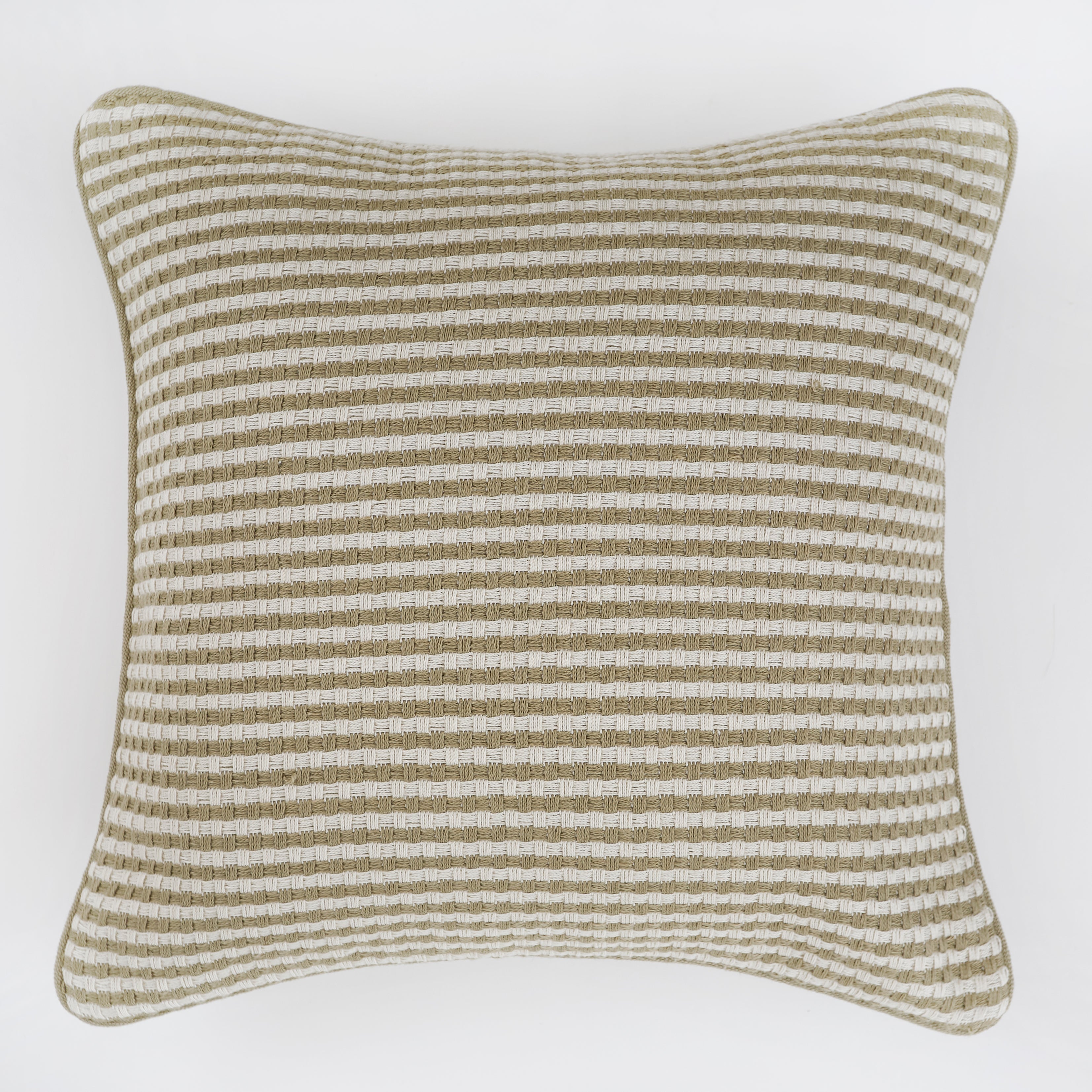 Pinstripe Eucalyptus Cushion