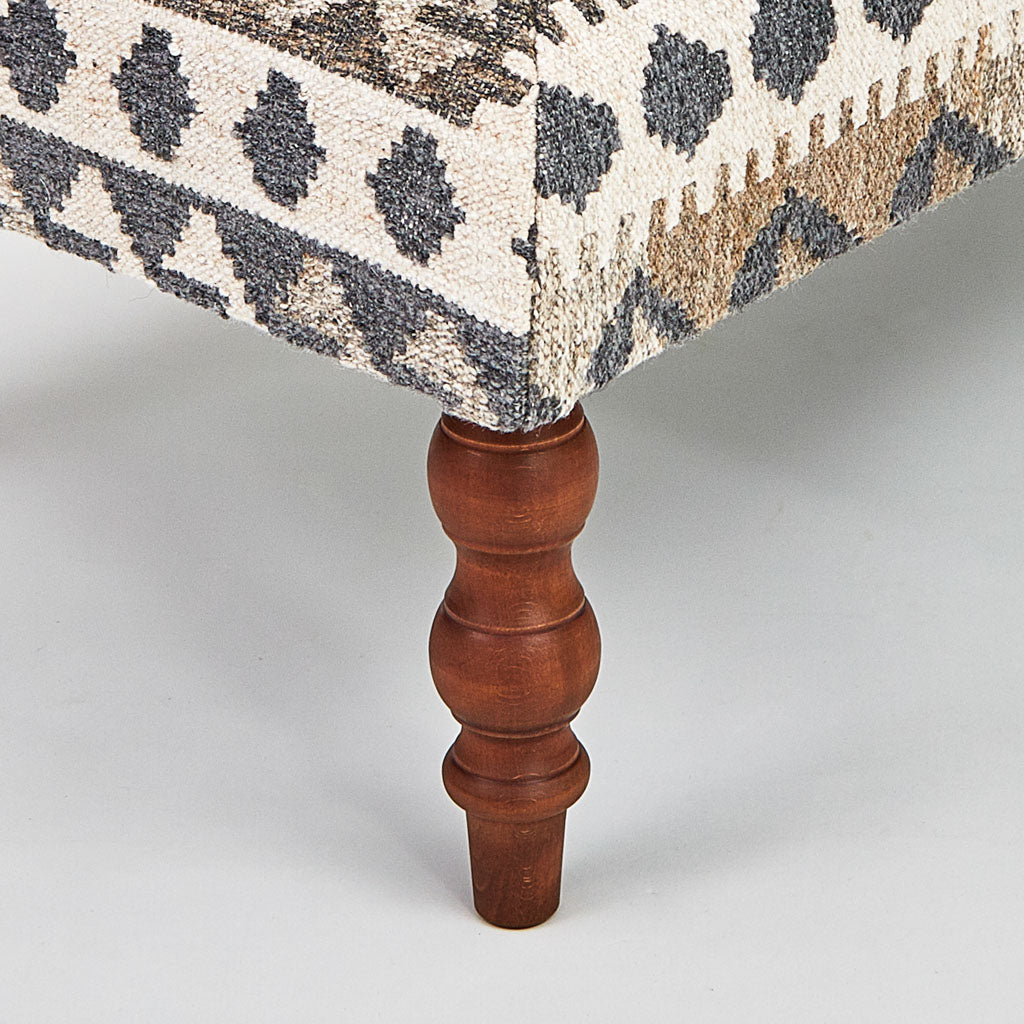 Samarkand Monochrome Ottoman