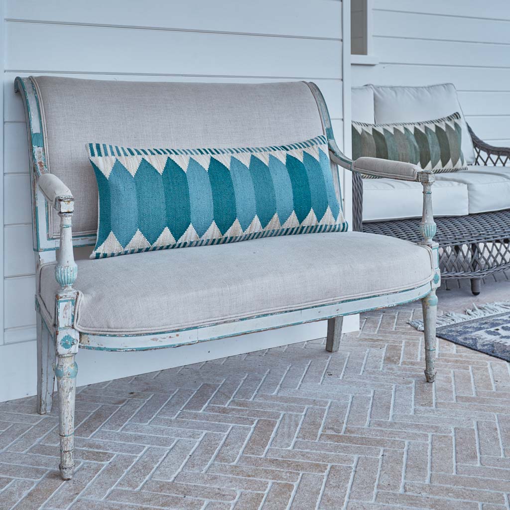 Temple Cerulean Bolster Cushion