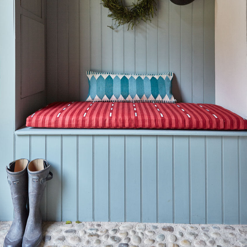 Temple Cerulean Bolster Cushion